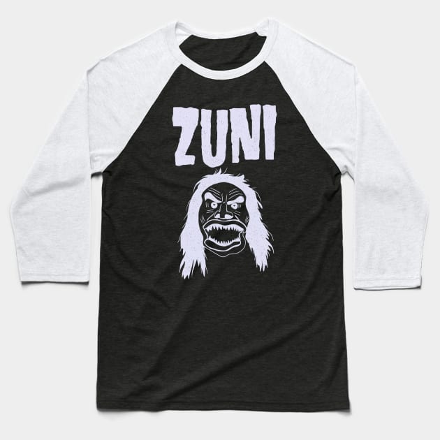 Zuni Doll Baseball T-Shirt by joefixit2